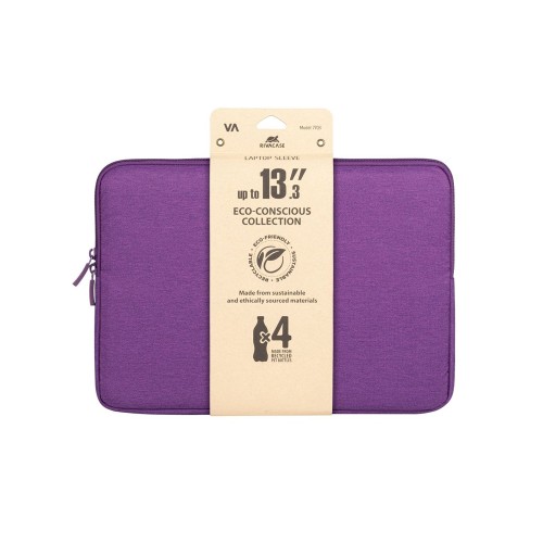 Купить RIVACASE 7703 violet ECO чехол для ноутбука 13.3-14 / 12 с нанесением логотипа