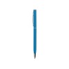Купить Ручка металлическая шариковая Атриум с покрытием софт-тач, голубой с нанесением логотипа