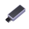 Купить USB-флешка промо на 8 Гб прямоугольной формы, выдвижной механизм, белый с нанесением логотипа