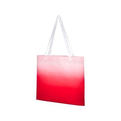 Купить Эко-сумка Rio с плавным переходом цветов, красный с нанесением