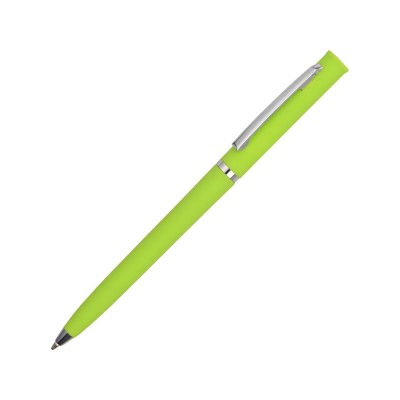 Купить Ручка шариковая Navi soft-touch, зеленое яблоко с нанесением