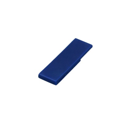 Купить Флешка промо в виде скрепки, 8 Гб, синий с нанесением логотипа