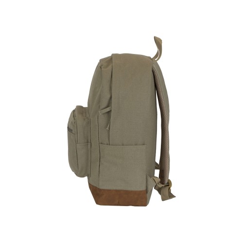 Купить Рюкзак Shammy с эко-замшей для ноутбука 15, бежевый с нанесением логотипа