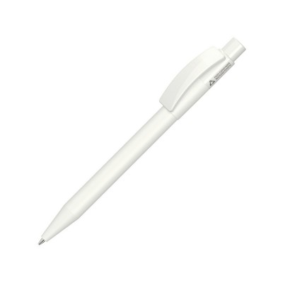 Купить Шариковая ручка из вторично переработанного пластика Pixel Recy, белый с нанесением