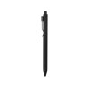 Купить Ручка пластиковая шариковая Clip, софт-тач, черный с нанесением логотипа