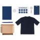 Купить Welcome pack Simple kit, синий с нанесением логотипа