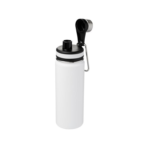Купить Спортивная бутылка Gessi объемом 590 мл с медной вакуумной изоляцией, белый с нанесением логотипа Купить Спортивная бутылка Gessi объемом 590 мл с медной вакуумной изоляцией, белый с нанесением логотипа