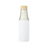 Купить Hulan Бутылка объемом 540 мл с вакуумной изоляцией из меди и бамбуковой крышкой, белый с нанесением логотипа