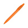 Купить Ручка пластиковая шариковая Mark с хайлайтером, оранжевый с нанесением логотипа