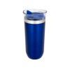 Купить Вакуумный стакан Twist, синий с нанесением логотипа