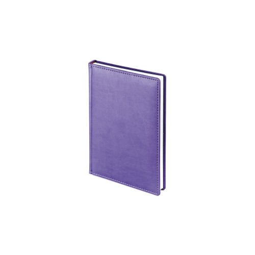 Купить Ежедневник недатированный А5 Velvet, сиреневый с нанесением логотипа