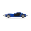 Купить Ручка шариковая Сан-Марино в форме автомобиля с открывающимися дверями и инерционным механизмом движения, синяя с нанесением логотипа