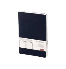 Ежедневник А5 недатированный Megapolis Velvet Flex, темно-синий Navy