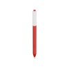 Купить Ручка шариковая Pigra модель P03 PMM, красный/белый с нанесением логотипа
