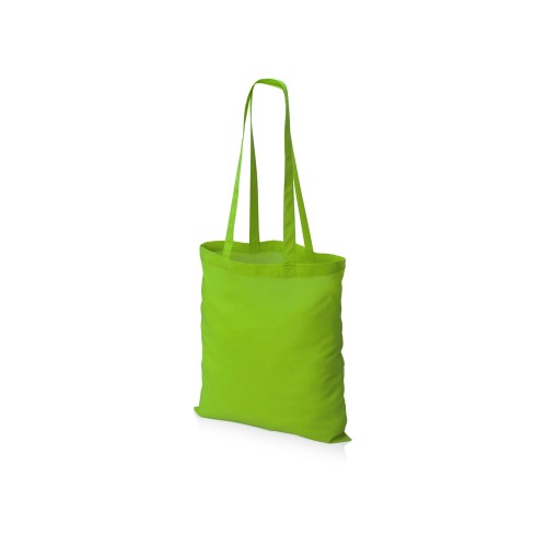 Купить Сумка из хлопка Carryme 105, зеленое яблоко с нанесением логотипа