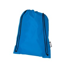 Рюкзак со шнурком Oriole из переработанного ПЭТ, process blue