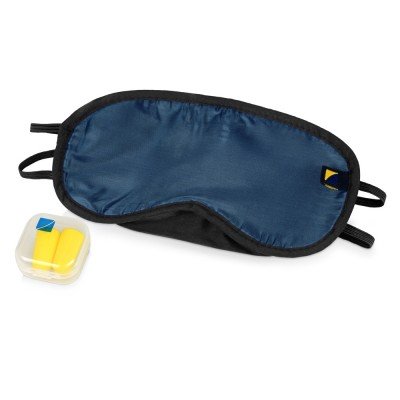 Купить Дорожный набор Travel Blue Comfort Set, синий/черный с нанесением