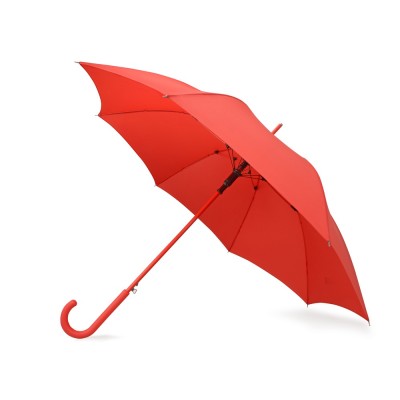 Купить Зонт-трость Color полуавтомат, красный с нанесением