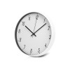 Купить Пластиковые настенные часы  диаметр 30 см Carte blanche, белый с нанесением логотипа