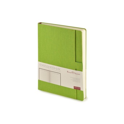 Купить Ежедневник недатированный А5 Marseille, светло-зеленый с нанесением