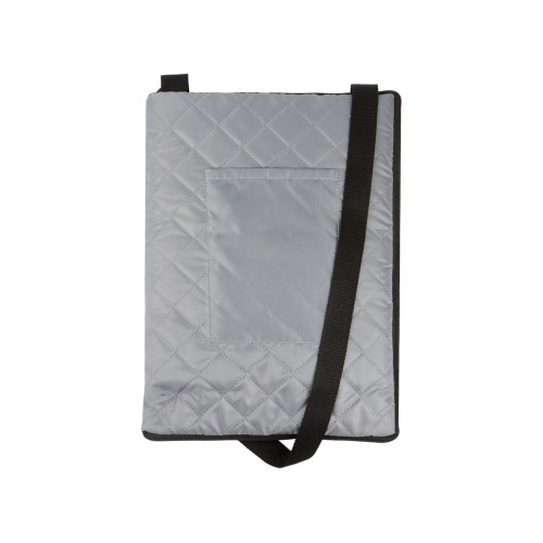 Купить Плед для пикника Ridge, 115 х 140 см, серый с нанесением логотипа