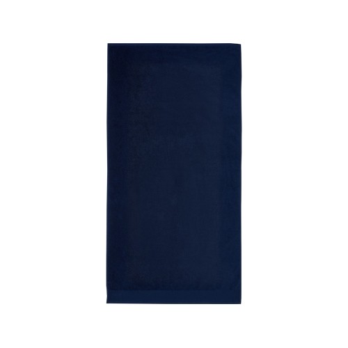 Купить Полотенце для ванны Ellie из хлопка плотностью 550 г/м2 и размером 70x140 см, темно-синий с нанесением логотипа