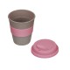 Купить Стакан с силиконовой крышкой Cafe, dust pink с нанесением логотипа