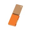 Купить Набор канцелярский с блокнотом и ручкой Masai, оранжевый с нанесением логотипа