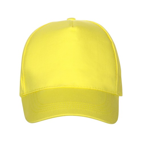 Купить Бейсболка Мемфис 230 5-панельная, yellow с нанесением логотипа