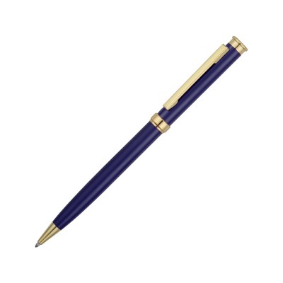 Купить Ручка шариковая Голд Сойер, синий с нанесением логотипа