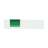 Купить Подставка под ручку и скрепки Потакет, белый/зеленый с нанесением логотипа