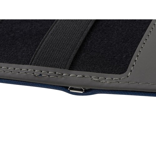 Купить Органайзер с функцией беспроводной зарядки Manner, 5000 mah, темно-синий с нанесением логотипа