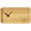 Купить Прямоугольные настольные часы из бамбука Squarium с нанесением логотипа