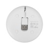 Купить Беспроводное зарядное устройство со встроенным кабелем 2-в-1 Disc, белый с нанесением логотипа