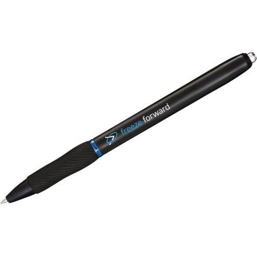 Купить Sharpie S-Gel, шариковая ручка, синие чернила, черный с нанесением логотипа