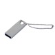 Купить USB 2.0-флешка на 512 Мбайт с мини чипом, компактный дизайн, стильное отверстие для цепочки с нанесением логотипа