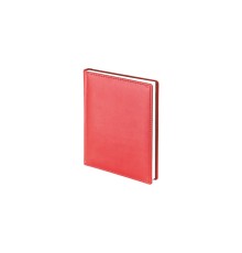 Ежедневник недатированный А6+ Velvet, красный