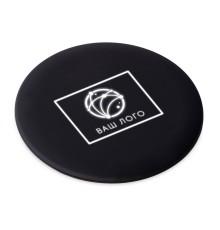 Беспроводное зарядное устройство с подсветкой логотипа Moon spot, 10 Вт, soft-touch
