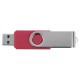 Купить Флеш-карта USB 2.0 16 Gb Квебек, розовый с нанесением логотипа