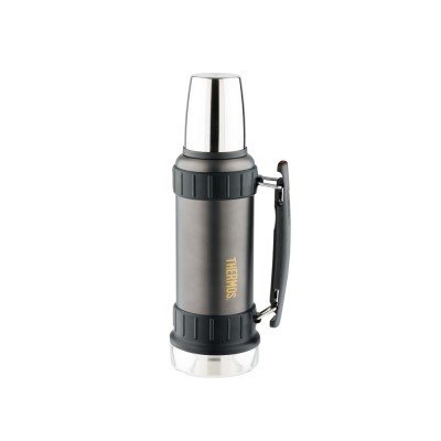 Купить Термос из нерж. стали тм THERMOS 2520 Stainless Steel Vacuum Flask 1.2L, серый с нанесением