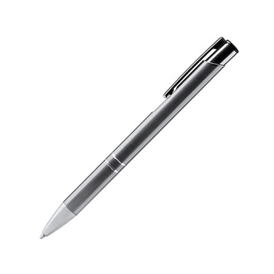 Шариковая ручка SIMON из переработанного алюминия, серебристый