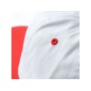 Купить Бейсболка FREYA 5-ти панельная, белый/красный с нанесением логотипа