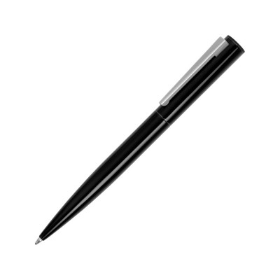 Купить Ручка металлическая шариковая Icicle под полимерную наклейку, черный с нанесением