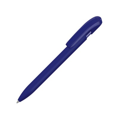 Купить Ручка шариковая пластиковая Sky Gum, темно-синий с нанесением логотипа