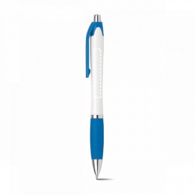Купить DARBY. Шариковая ручка с противоскользящим покрытием, Голубой с нанесением логотипа