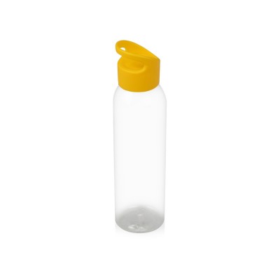 Купить Бутылка для воды Plain 2 630 мл, прозрачный/желтый с нанесением логотипа