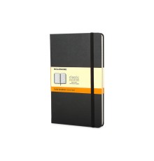 Записная книжка Moleskine Classic (в линейку) в твердой обложке, Large (13х21см), черный