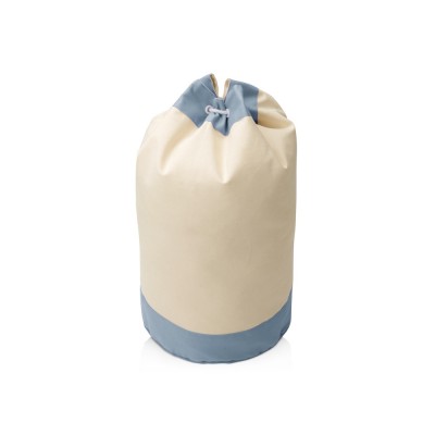 Купить Рюкзак-мешок Indiana хлопковый, 180гр, натуральный/светло-серый с нанесением логотипа