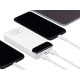 Купить RIVACASE VA2580 (20 000mAh), QC/PD 20W внешний аккумулятор с дисплеем, белый /24 с нанесением логотипа
