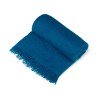 Купить Плед акриловый Mohair, синий с нанесением логотипа